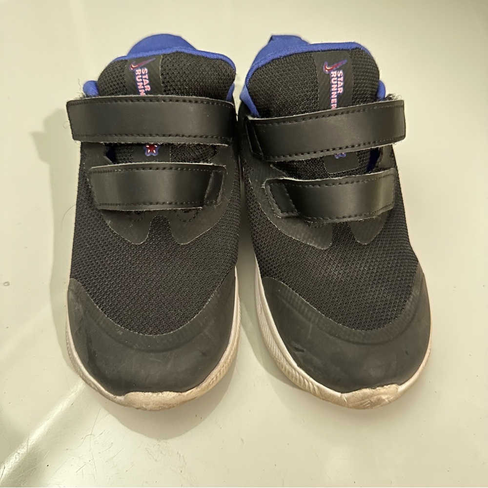 Nike toddler Black and Blue Sneakers